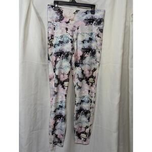 Women's Multicolor Patterned Leggings with Side Pocket